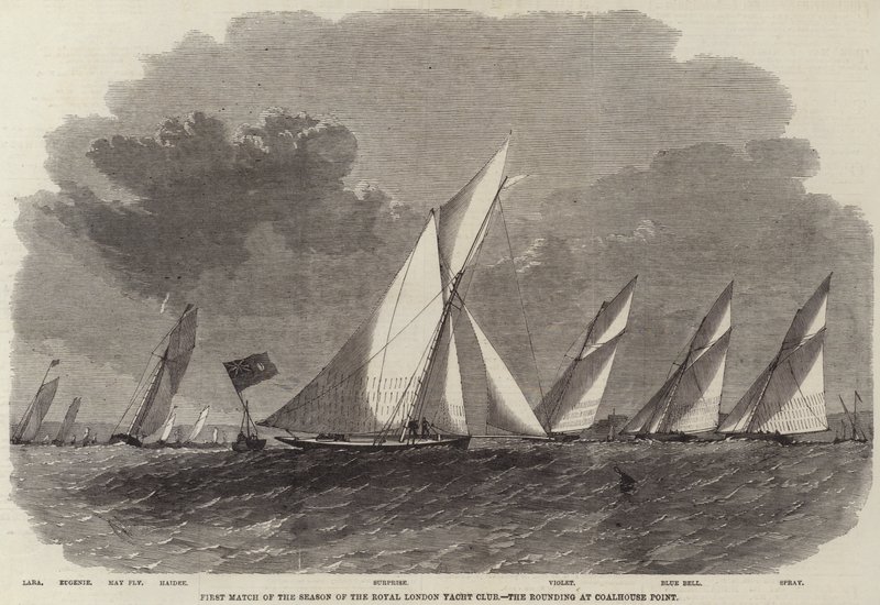 Royal London Yat Kulübü Sezonunun İlk Maçı, Rounding at Coalhouse Point by Edwin Weedon