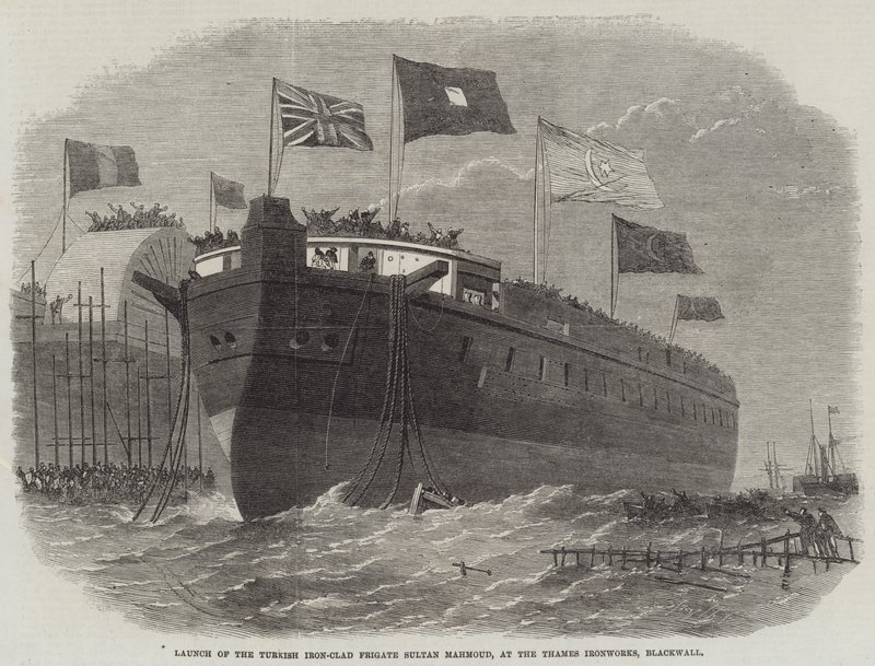 Türk Demir Kaplı Fırkateyn Sultan Mahmoud, Thames Ironworks, Blackwall