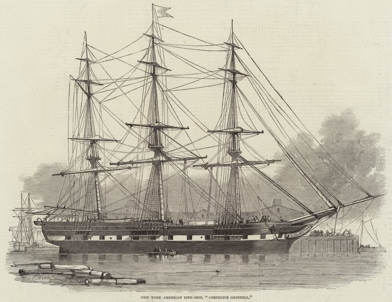 New York Amerikan Hat Gemisi, Cornelius Grinnell by Edwin Weedon
