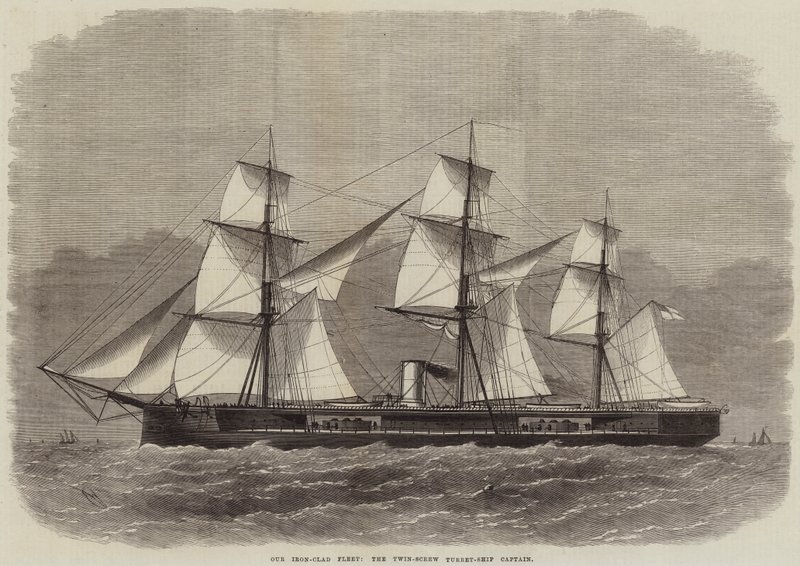 Demir Kaplı Filomuz, Çift Vidalı Kule Gemi Kaptanı by Edwin Weedon
