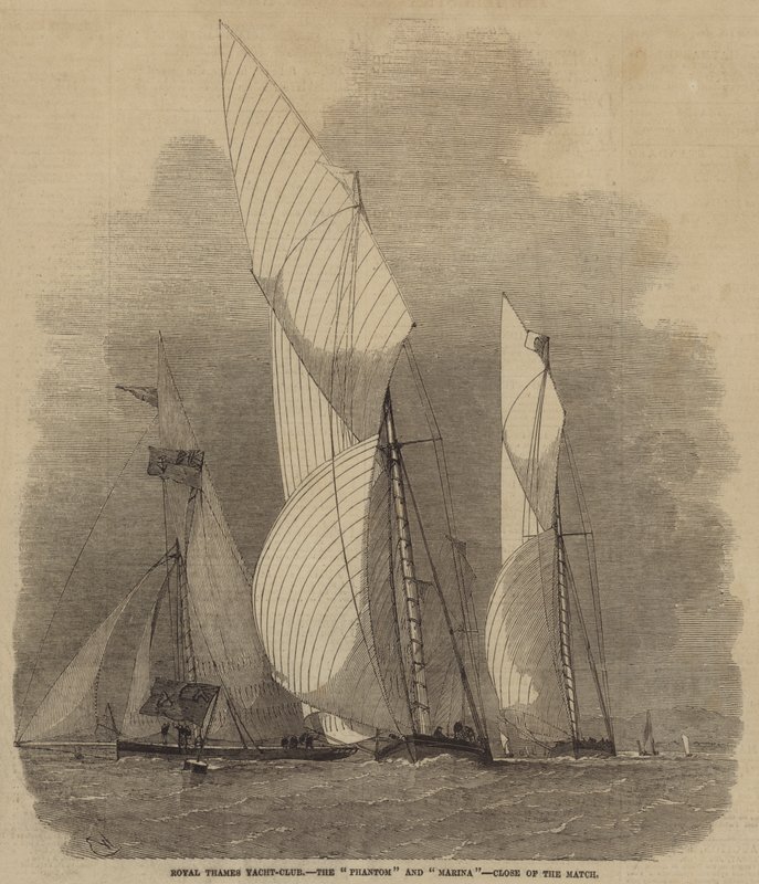 Royal Thames Yat Kulübü, Phantom ve Marina, Maçın Kapanışı by Edwin Weedon