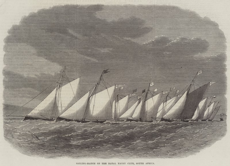 Natal Yat Kulübü Yelken Maçı, Güney Afrika by Edwin Weedon