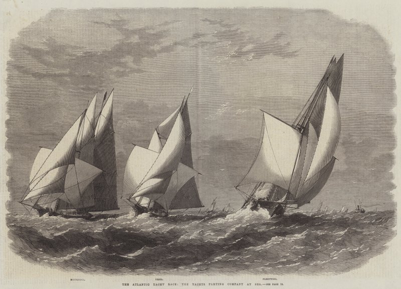 Atlantik Yat Yarışı, Yatlar Denizde Ayrılık Şirketi by Edwin Weedon