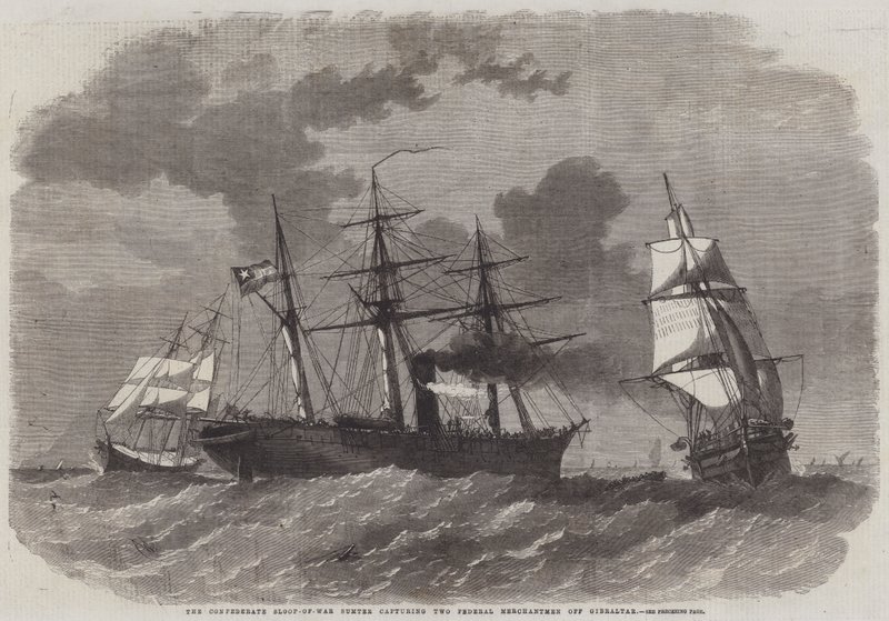 Konfederasyon Savaş Sloop-of-War Sumter, Cebelitarık