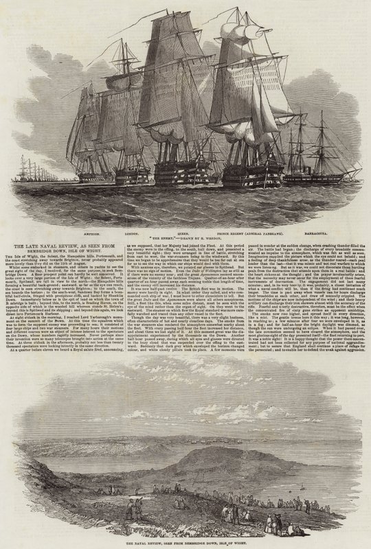 Geç Donanma İncelemesi, Bembridge Down, Wight Adası