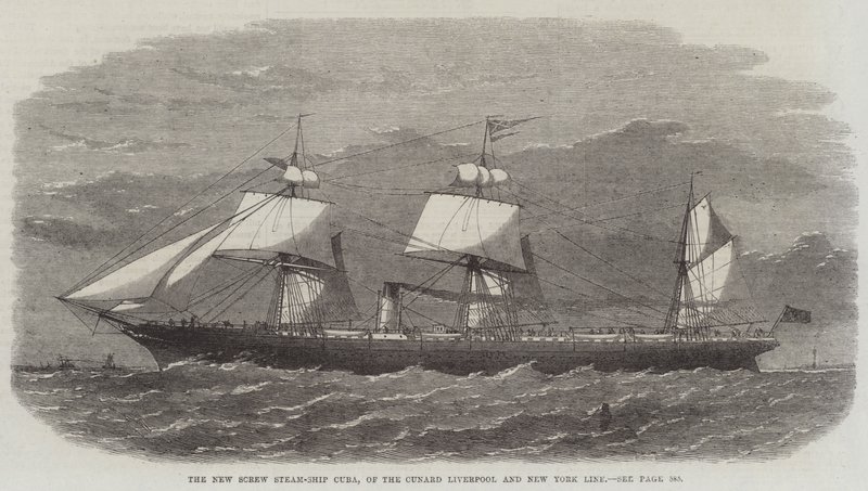 Cunard Liverpool ve New York Line