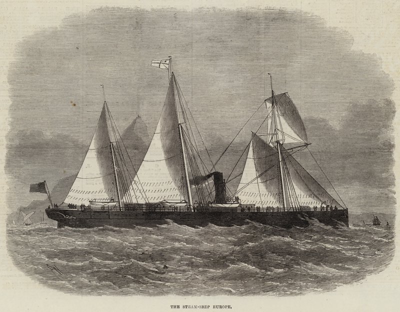 Buharlı Gemi Avrupa by Edwin Weedon