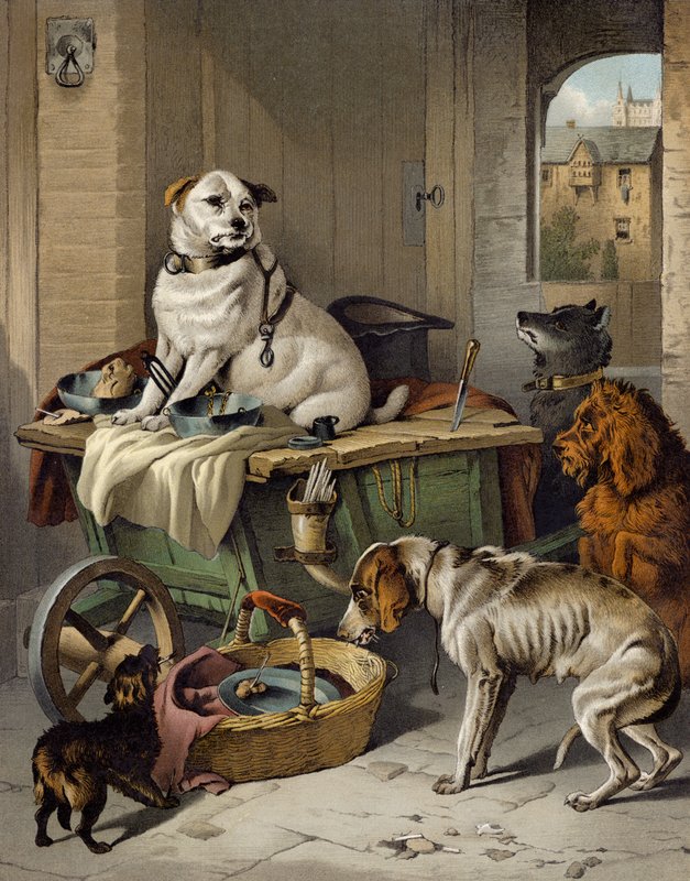 Jack In The Office  by Edwin after Landseer