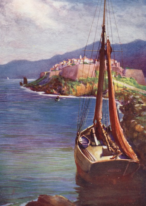 Korsika: Calvi (lito rengi) by Edwin Arthur Norbury