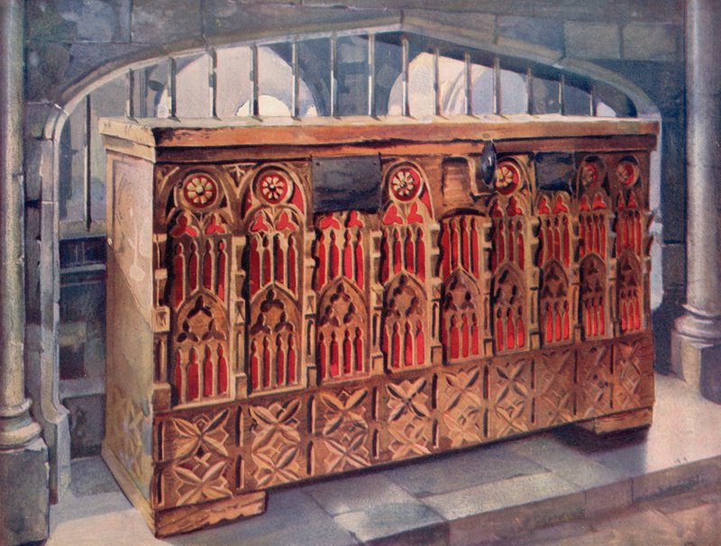 Ondördüncü Yüzyıl Destekli Sandık by Edwin John Foley