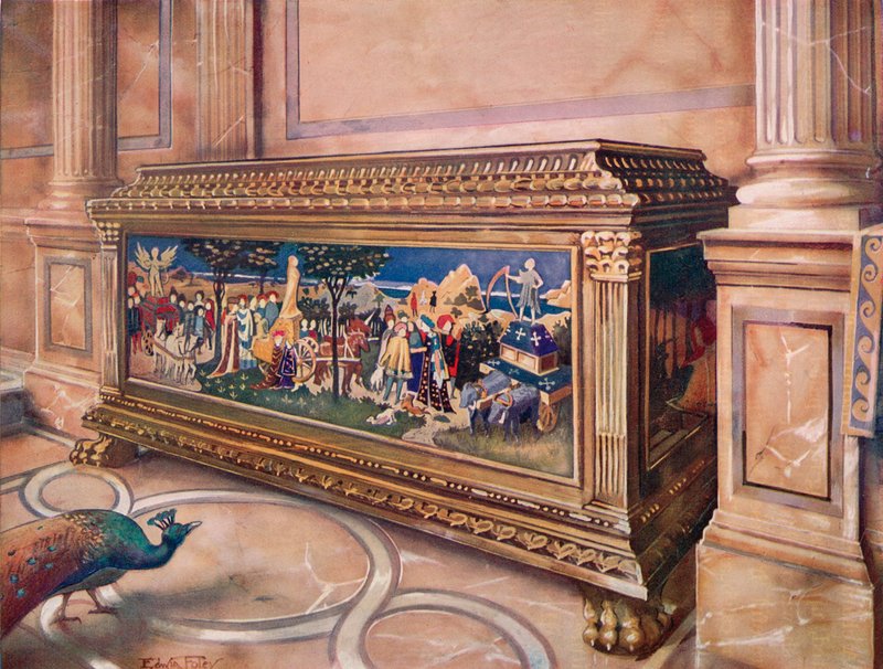 Evlilik Sandığı veya Cassone. İtalyan by Edwin John Foley