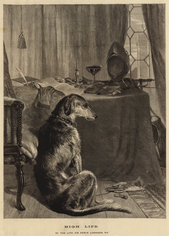 yüksek yaşam by Edwin Landseer