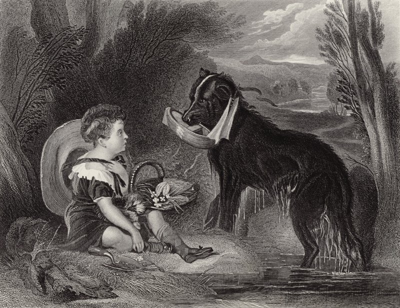 Arkadaşlar by Edwin Landseer