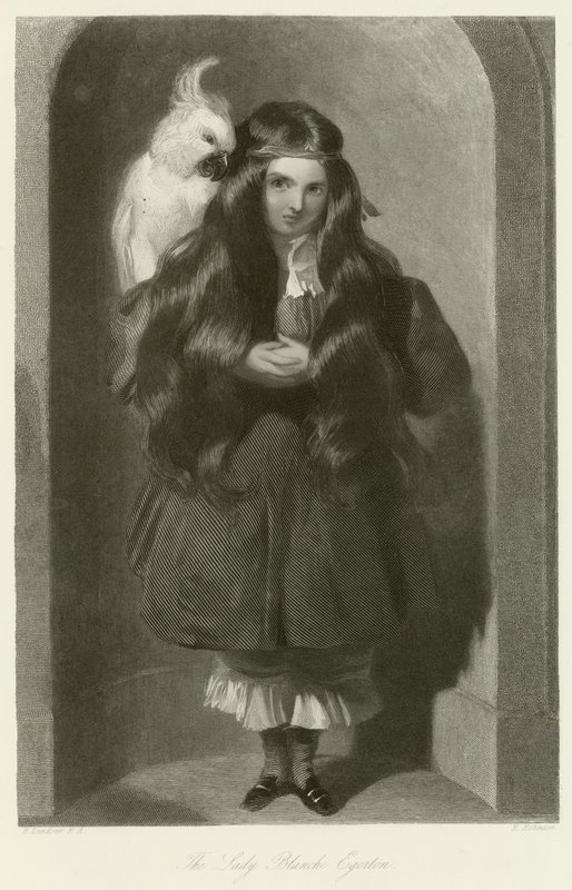 Leydi Blanche Egerton by Edwin Landseer