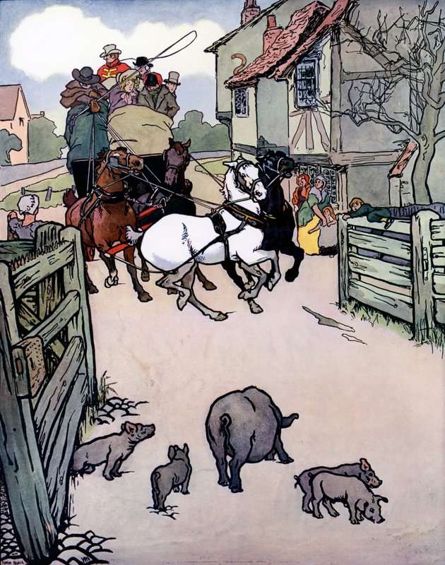 Paralı yolda sorun (renkli taş) by Edwin Noble