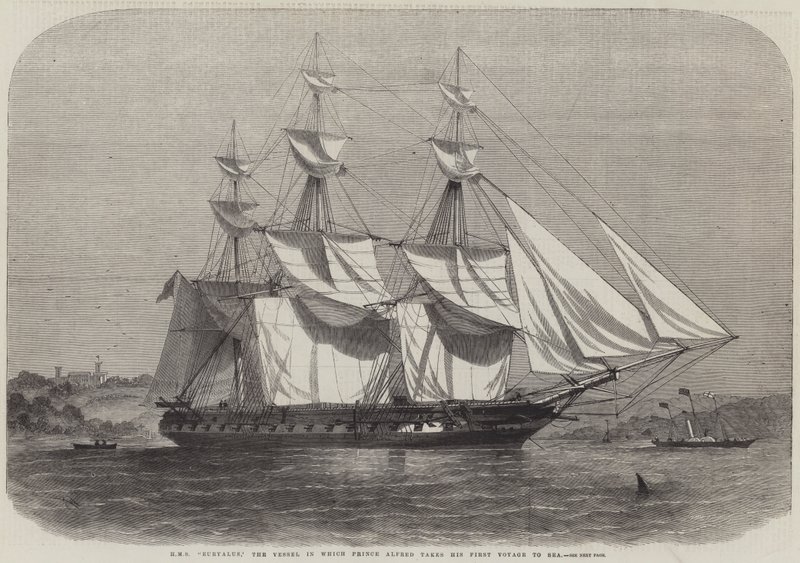 HMS Euryalus, Prens Alfred