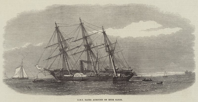 HMS Racer, Ryde Sands