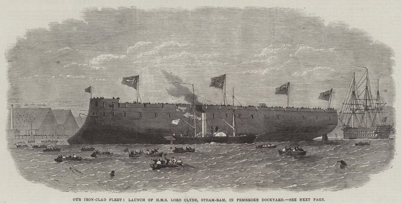 Demir Kaplı Filomuz, HMS Lord Clyde, Steam-Ram