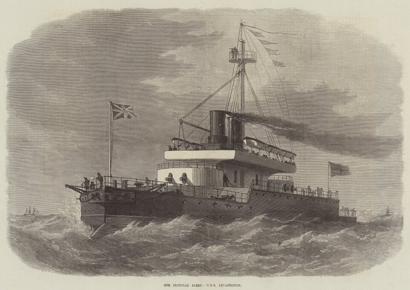 Zırhlı Filomuz, HMS Devastation by Edwin Weedon