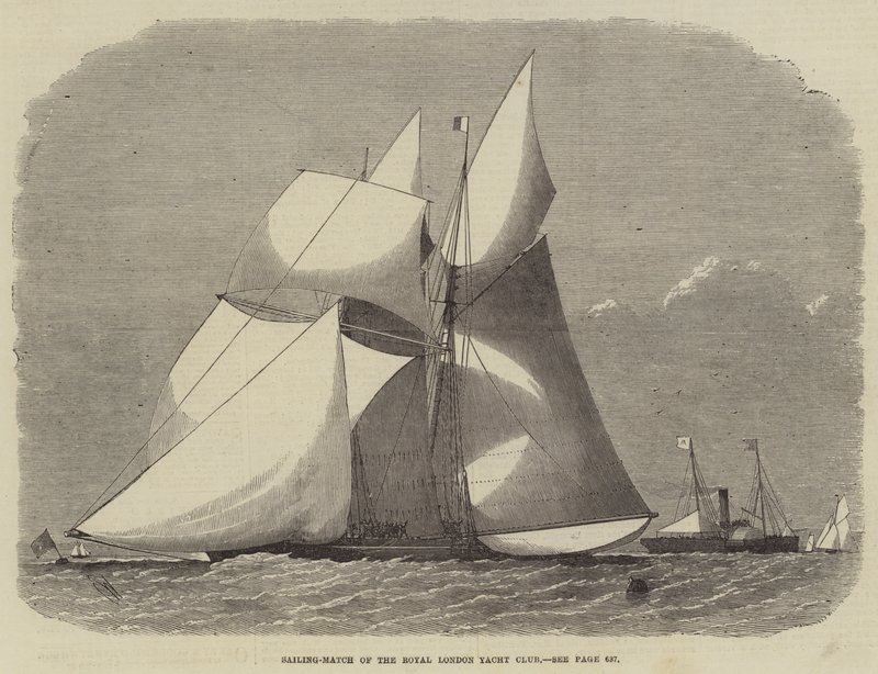 Royal London Yacht Club Yelken Maçı by Edwin Weedon