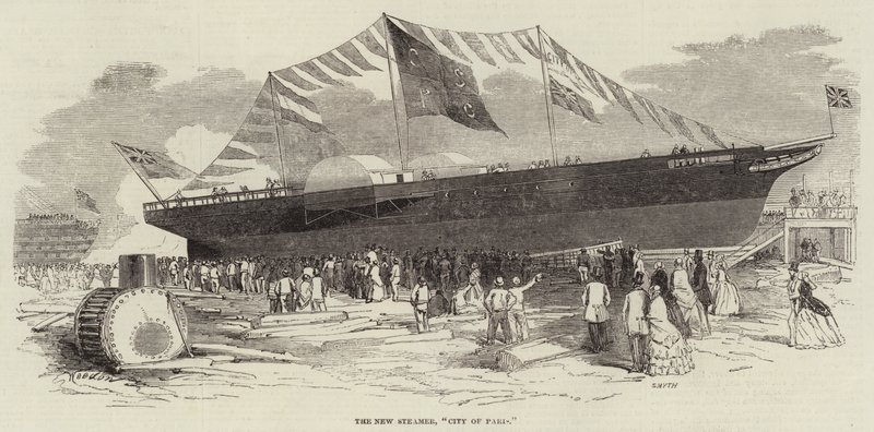Yeni Vapur, Paris Şehri by Edwin Weedon