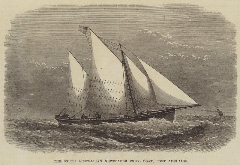 Güney Avustralya Gazetesi Basın Teknesi, Port Adelaide by Edwin Weedon