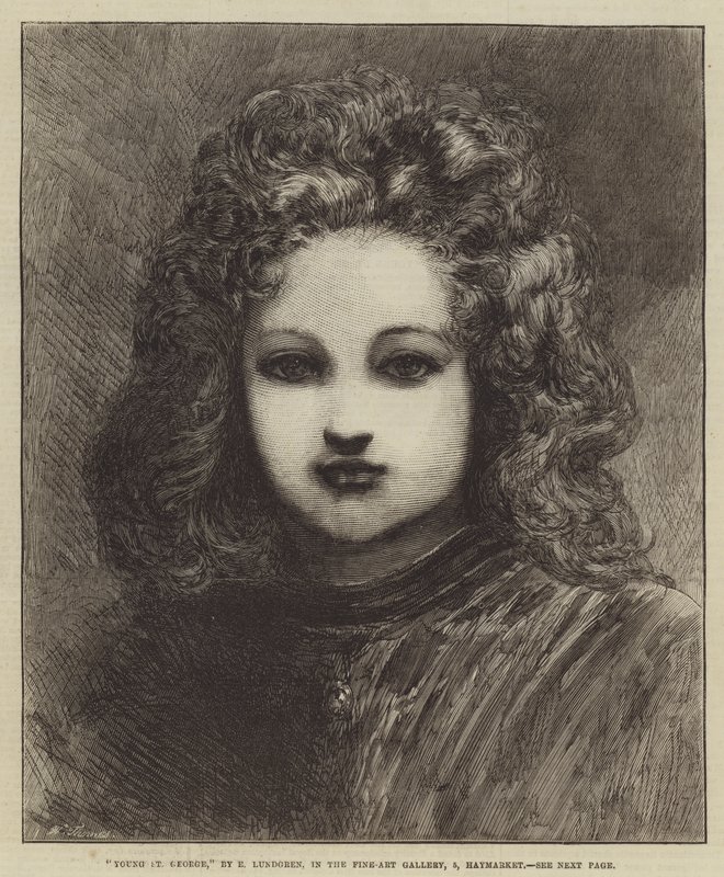 Genç St George, Güzel Sanatlar Galerisi, 5, Haymarket by Egron Sellif Lundgren