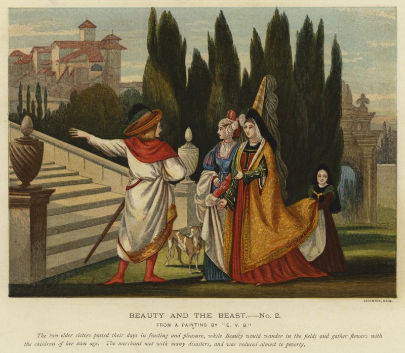 Scene from Beauty and the Beast  by Eleanor Vere Boyle