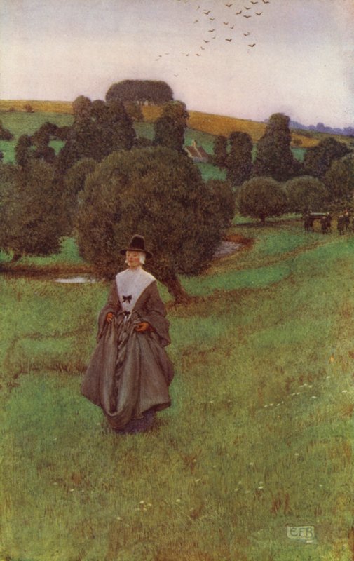 Zalim Barbara Allen (renkli taş) by Eleanor Fortescue Brickdale
