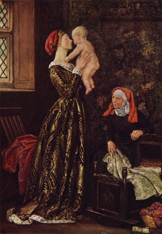 Bir ağaç gibi büyümüyor, Toplu olarak, İnsanı daha iyi yapar (renkli taş) by Eleanor Fortescue Brickdale