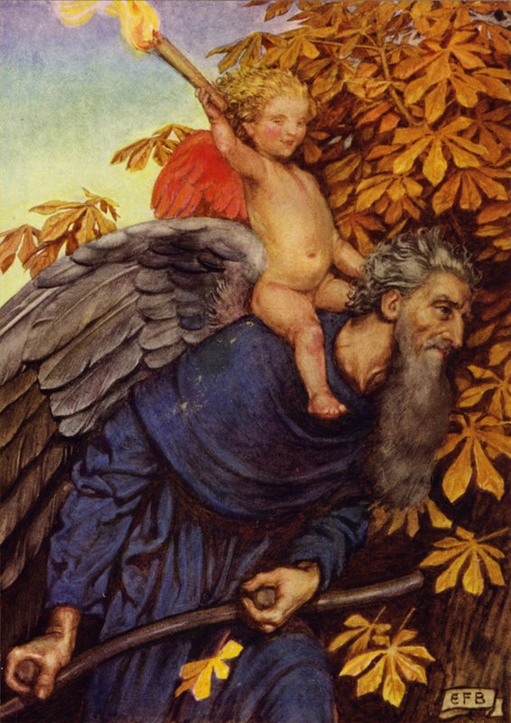 Aşk Zamanın Deliliği Değil (renkli taş) by Eleanor Fortescue Brickdale