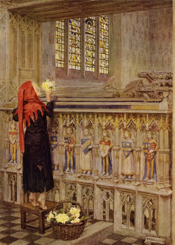 Sadece adil olanın eylemleri, Tatlı kokar ve tozlarında çiçek açar (renkli lito) by Eleanor Fortescue Brickdale