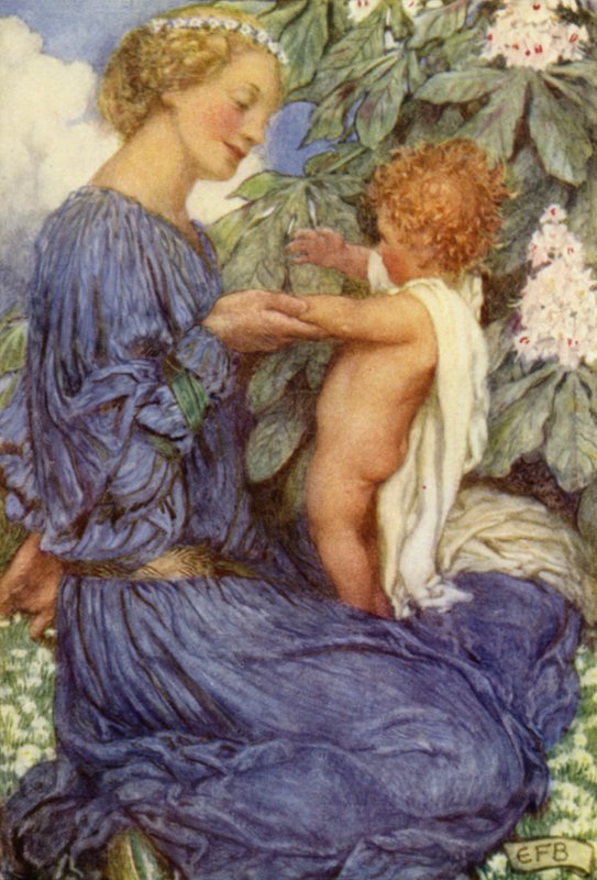 Birlikte Son Yolculuk (renkli taş) by Eleanor Fortescue Brickdale