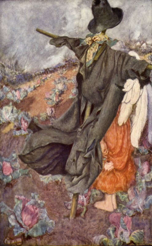 "Dünya ve korktuğu şey" (renkli taş) by Eleanor Fortescue Brickdale