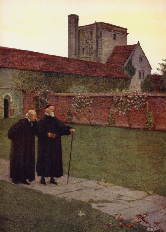 Kamusal şöhretin veya özel nefesin özeniyle dünyaya bağlı (renkli taş) by Eleanor Fortescue Brickdale