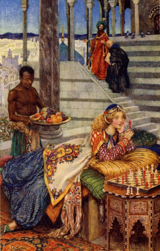 Vivien (renkli taş) by Eleanor Fortescue Brickdale