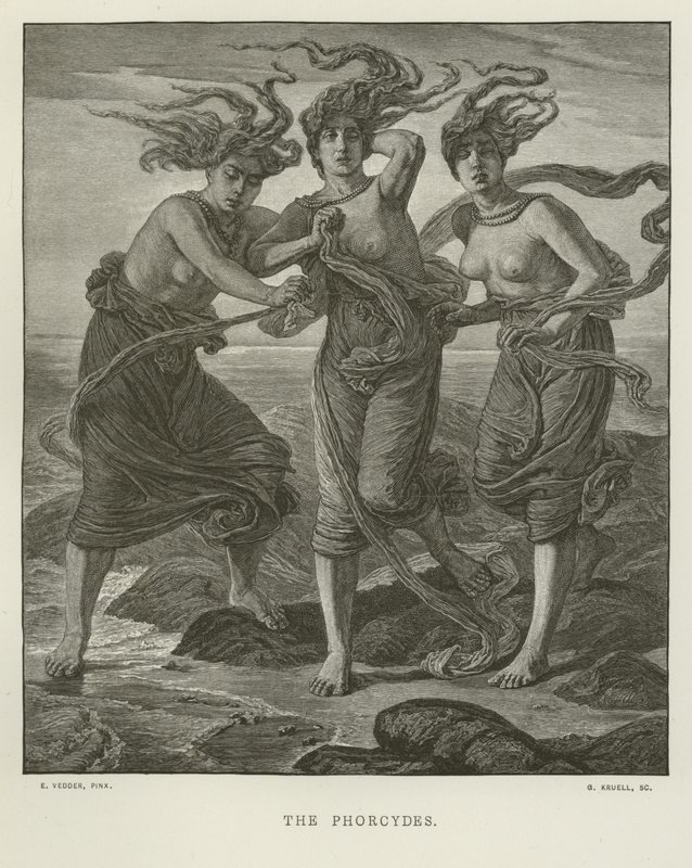 Phorcydes (gravür) by Elihu Vedder
