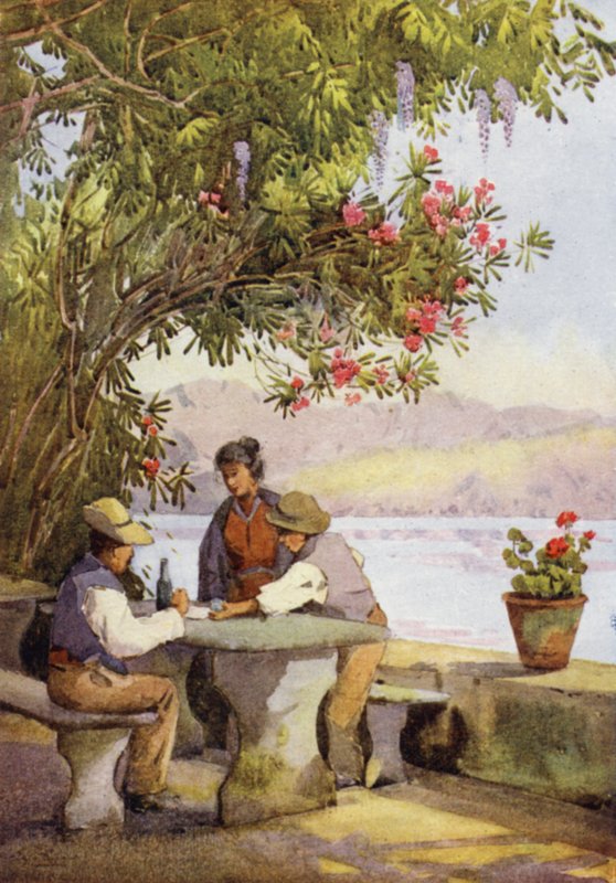 Bir Restoran (renkli taş) by Ella Du Cane