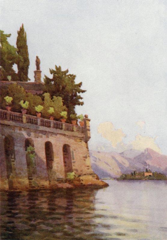 Bir Teras Duvarı, Lago Maggiore (renkli taş) by Ella Du Cane