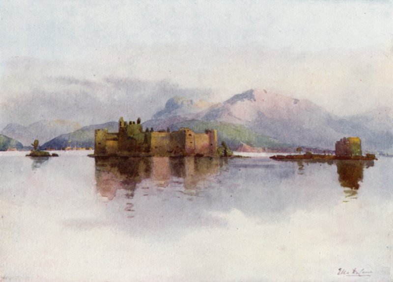 Cannero, Lago Maggiore (renkli taş) by Ella Du Cane