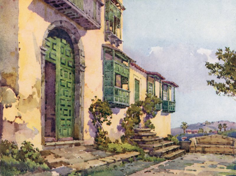 Sant Augustin Manastırı, Icod de los Vinos (renkli taş) by Ella Du Cane