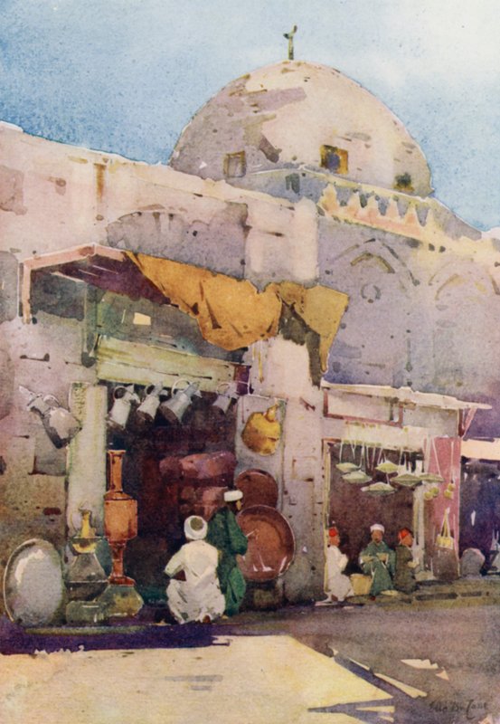 Bakırcılar Çarşısı, Kahire (renkli taş) by Ella Du Cane