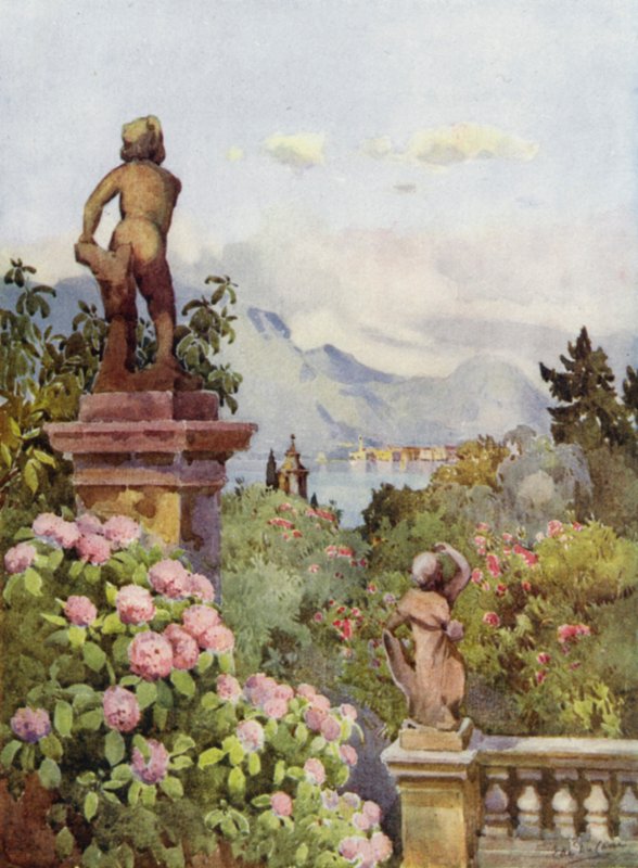 Ortancalar, Isola Bella, Lago Maggiore (renkli taş) by Ella Du Cane