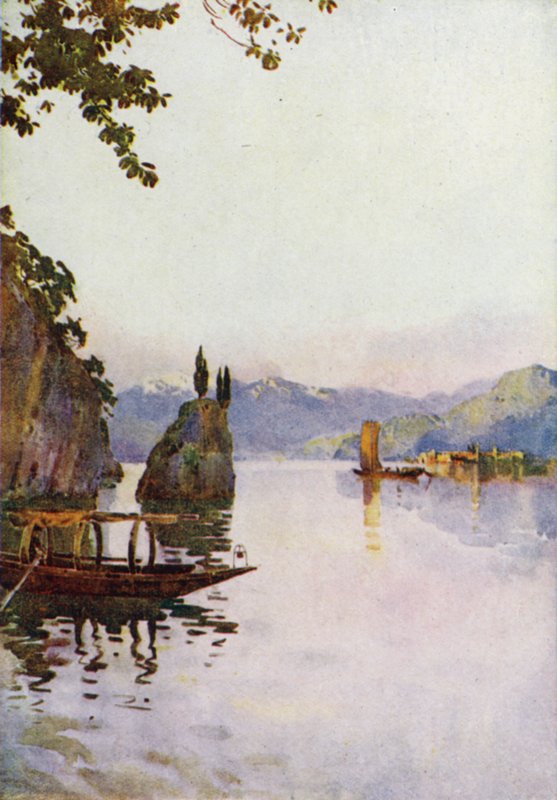 Bellagio Noktası, Como Gölü (renkli taş) by Ella Du Cane