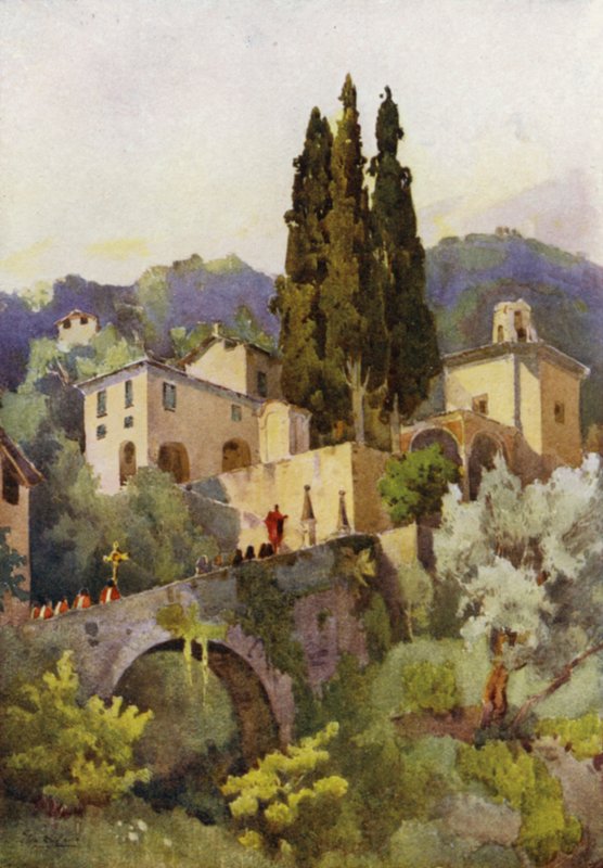 Our Lady of Peace, Como Gölü (renkli taş) by Ella Du Cane