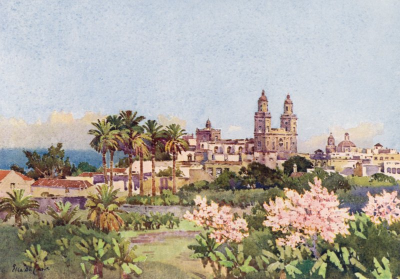 Las Palmas (renkli taş) by Ella Du Cane
