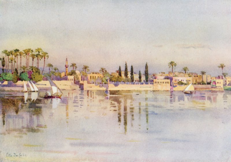 Roda Adası, Kahire (renkli taş) by Ella Du Cane