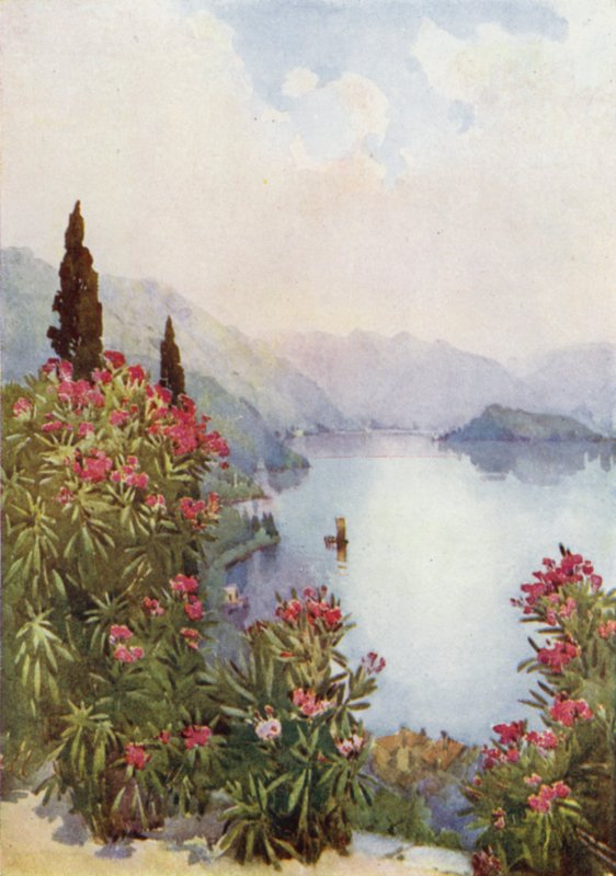 Villa Serbelloni, Como Gölü (renkli taş) by Ella Du Cane