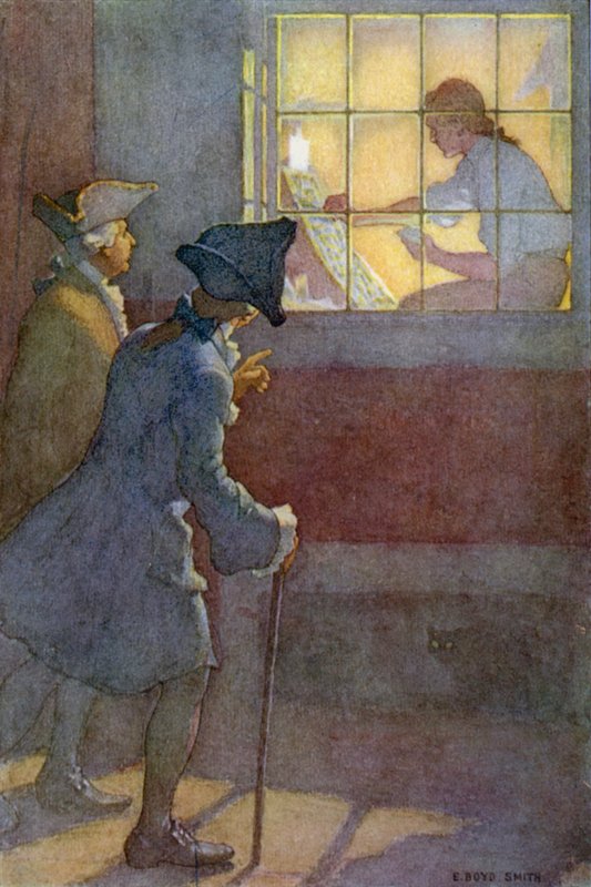 Kulüpten eve gittiğimde onu hala işte görüyorum by Elmer Boyd Smith