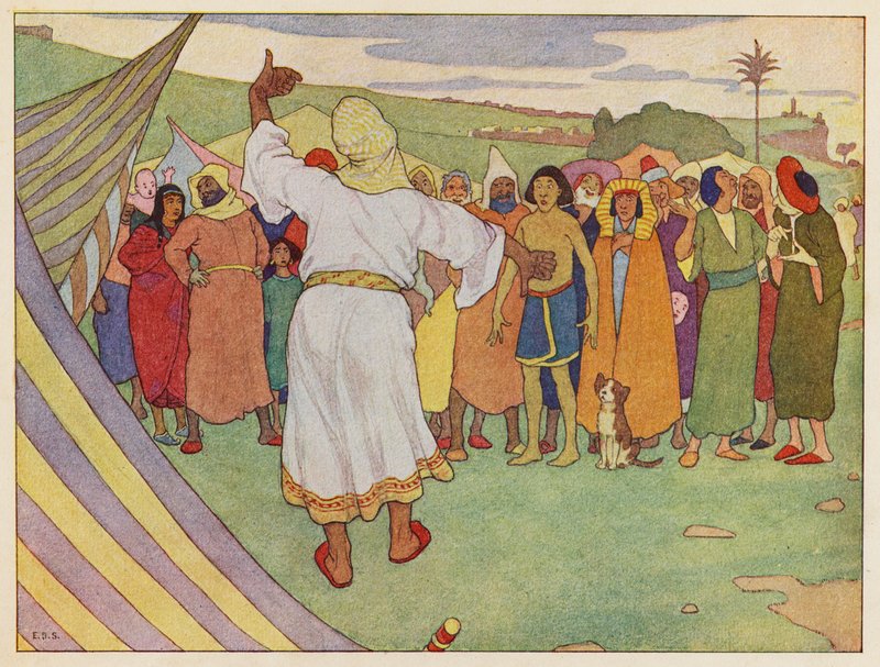 Nuh#39;un Gemisi: Uyarı (renkli taşbaskı) by Elmer Boyd Smith